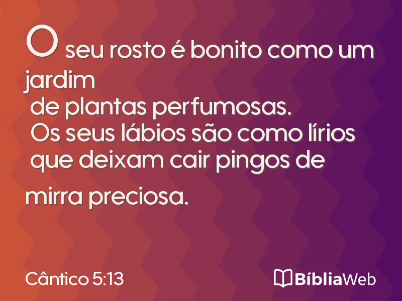 Cântico 5:13 em imagem para compartilhar