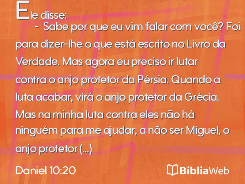 Daniel 10:20 em imagem para compartilhar