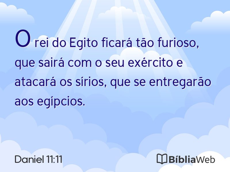 Daniel 11:11 em imagem para compartilhar