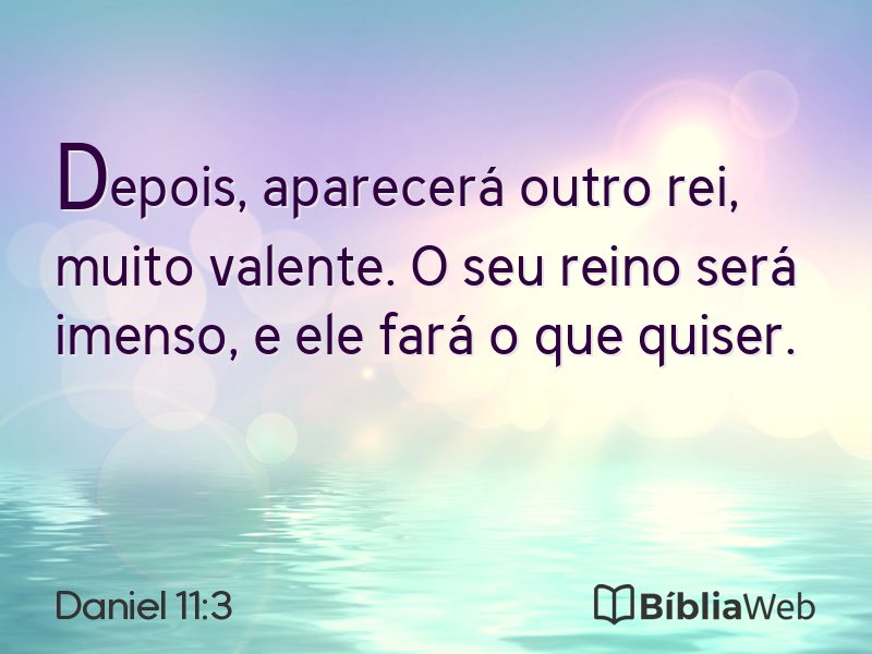 Daniel 11:3 em imagem para compartilhar