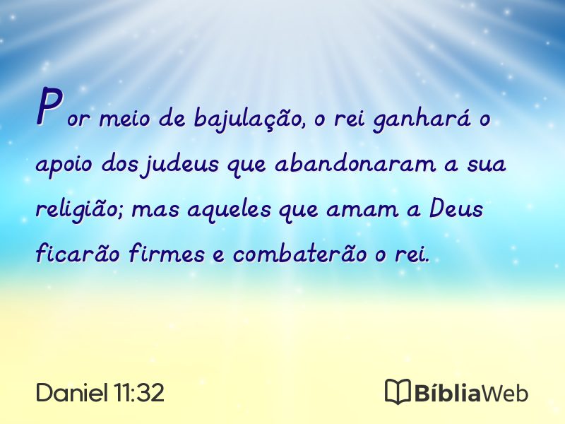 Daniel 11:32 em imagem para compartilhar