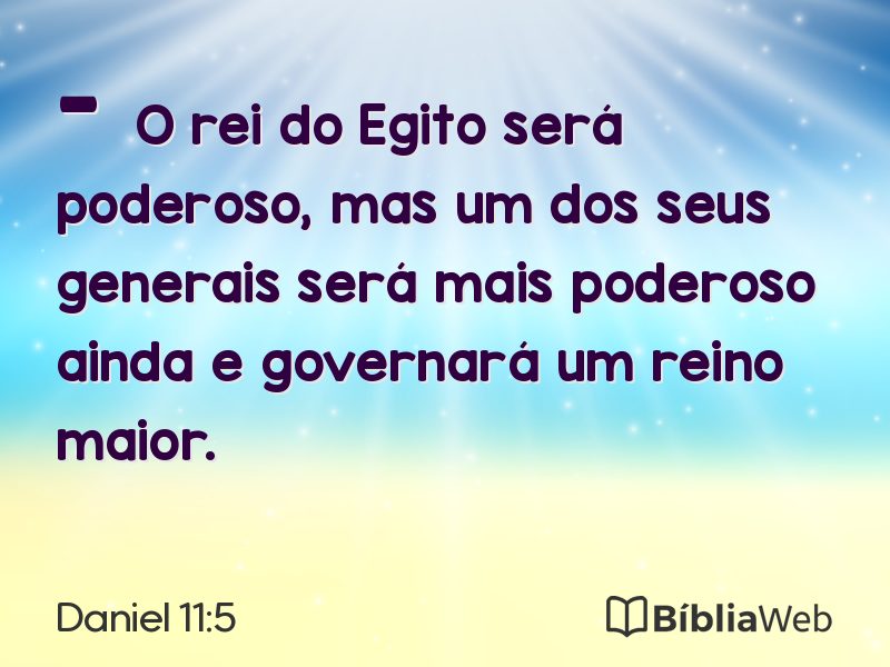 Daniel 11:5 em imagem para compartilhar