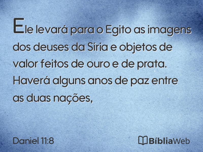 Daniel 11:8 em imagem para compartilhar