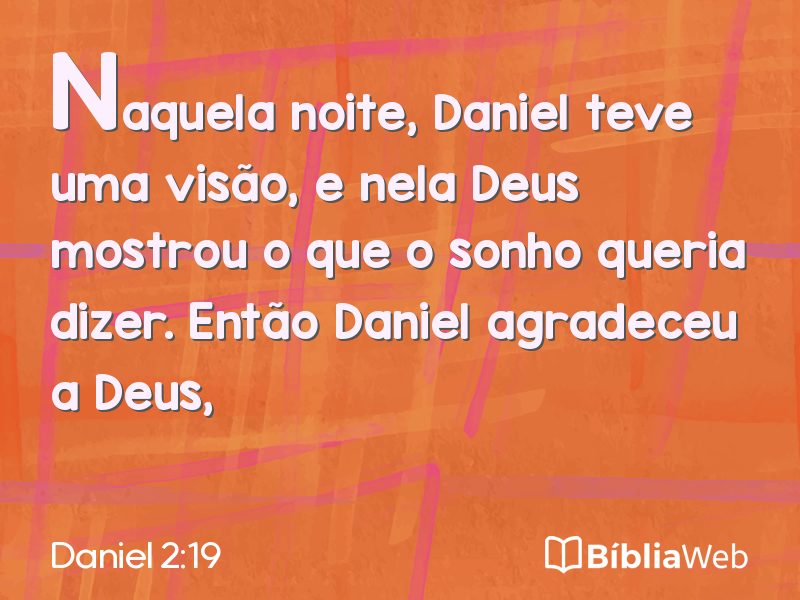 Daniel 2:19 em imagem para compartilhar