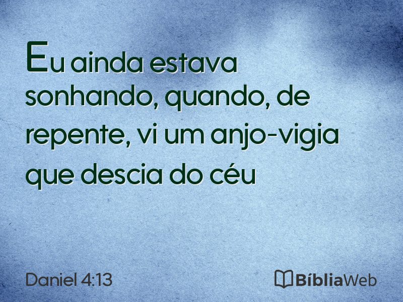 Daniel 4:13 em imagem para compartilhar