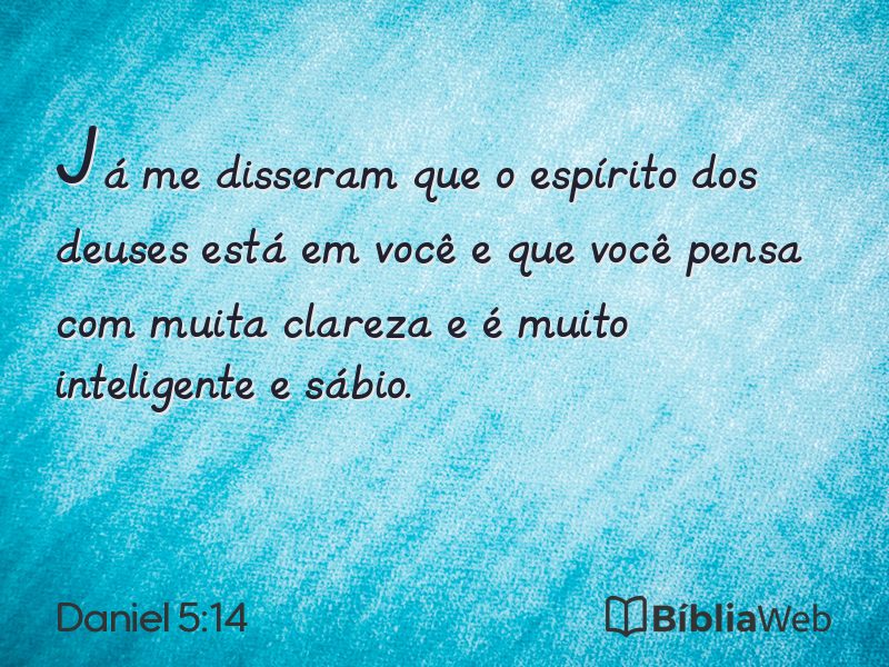 Daniel 5:14 em imagem para compartilhar