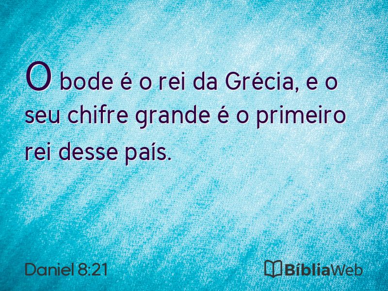 Daniel 8:21 em imagem para compartilhar