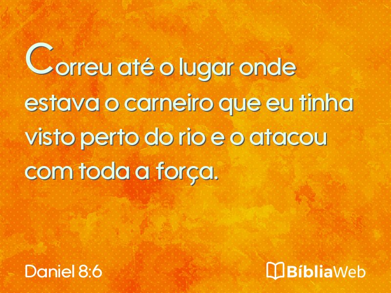 Daniel 8:6 em imagem para compartilhar