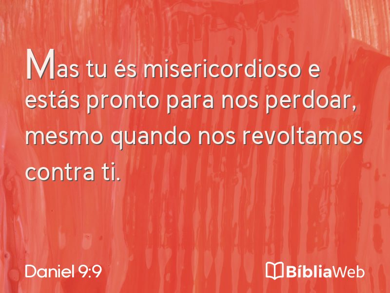 Daniel 9:9 em imagem para compartilhar