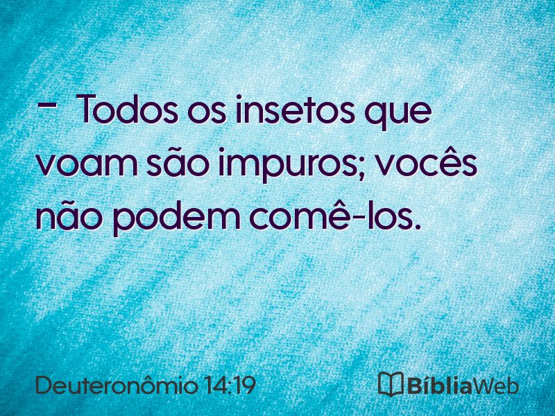Deuteronômio 14:19 em imagem para compartilhar