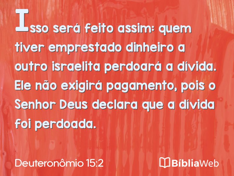Deuteronômio 15:2 em imagem para compartilhar