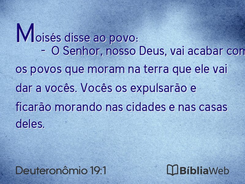 Deuteronômio 19:1 em imagem para compartilhar