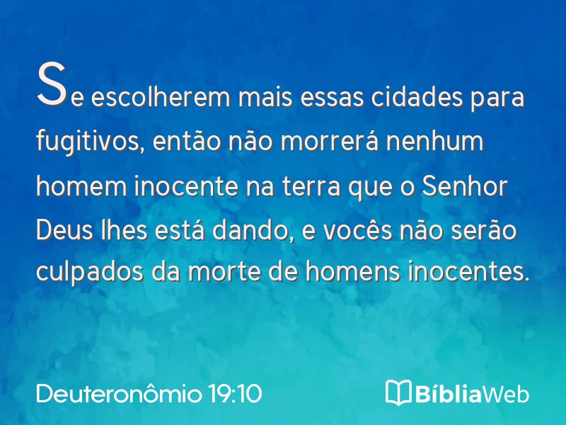 Deuteronômio 19:10 em imagem para compartilhar