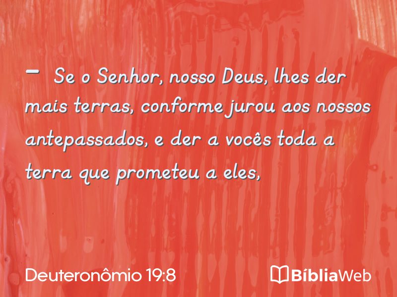 Deuteronômio 19:8 em imagem para compartilhar
