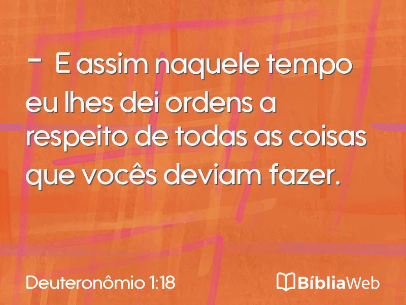 Deuteronômio 1:18 em imagem para compartilhar