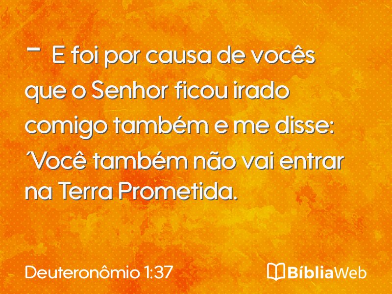 Deuteronômio 1:37 em imagem para compartilhar