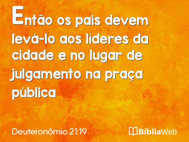 Deuteronômio 21:19 em imagem para compartilhar