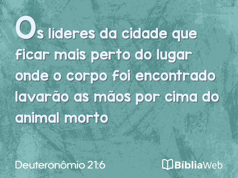 Deuteronômio 21:6 em imagem para compartilhar
