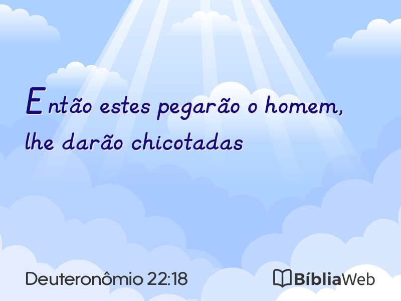 Deuteronômio 22:18 em imagem para compartilhar
