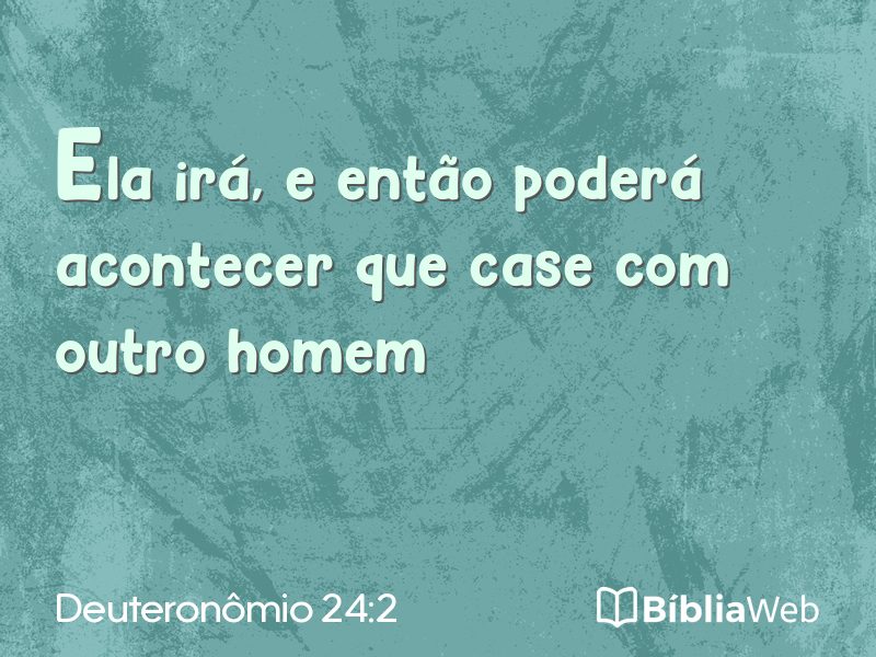 Deuteronômio 24:2 em imagem para compartilhar