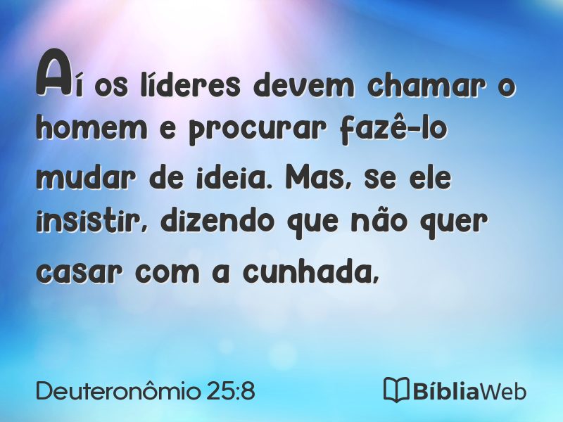 Deuteronômio 25:8 em imagem para compartilhar