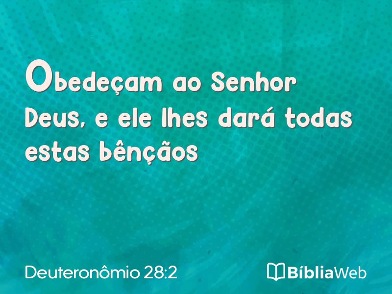 Deuteronômio 28:2 em imagem para compartilhar