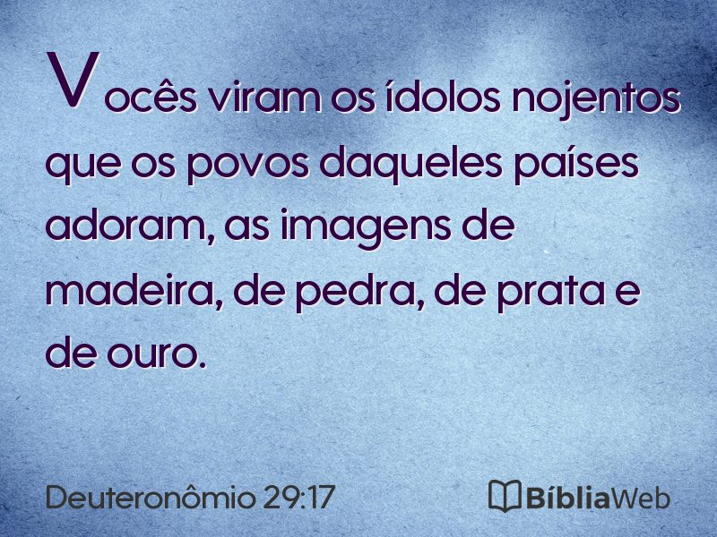 Deuteronômio 29:17 em imagem para compartilhar