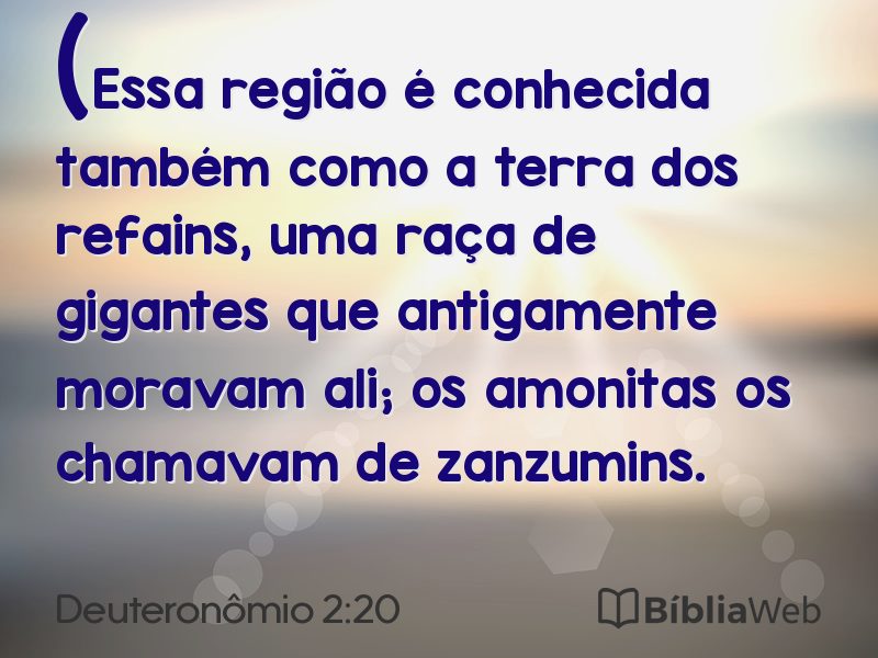 Deuteronômio 2:20 em imagem para compartilhar