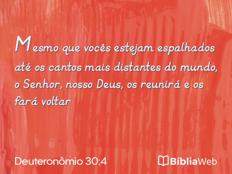 Deuteronômio 30:4 em imagem para compartilhar