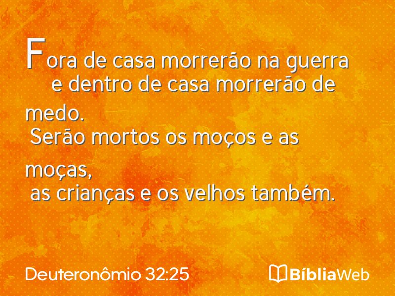 Deuteronômio 32:25 em imagem para compartilhar