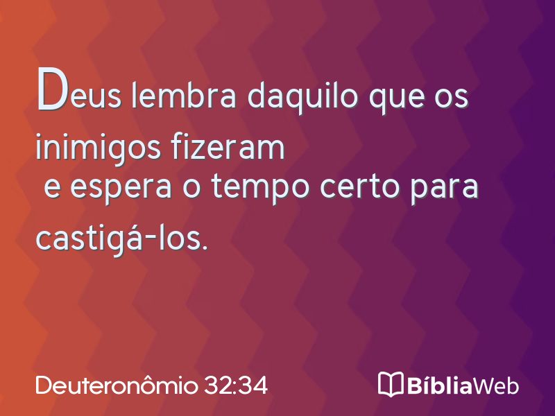 Deuteronômio 32:34 em imagem para compartilhar
