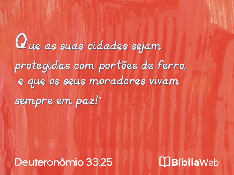 Deuteronômio 33:25 em imagem para compartilhar