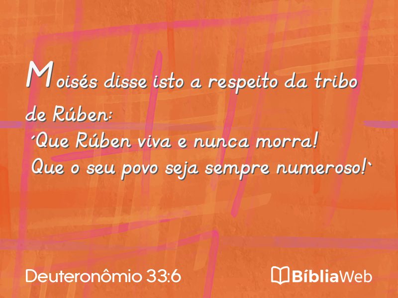 Deuteronômio 33:6 em imagem para compartilhar
