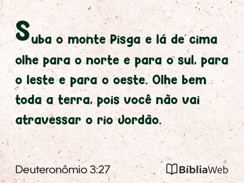 Deuteronômio 3:27 em imagem para compartilhar