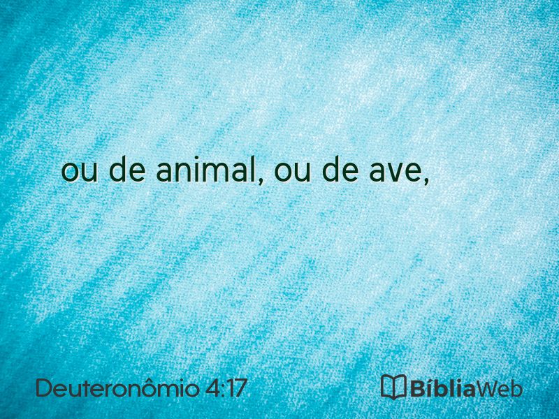 Deuteronômio 4:17 em imagem para compartilhar