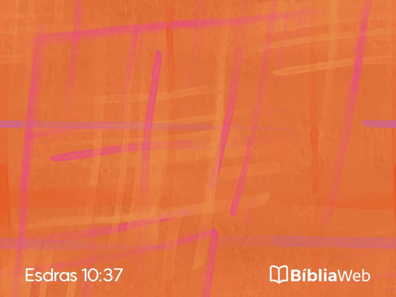 Esdras 10:37 em imagem para compartilhar