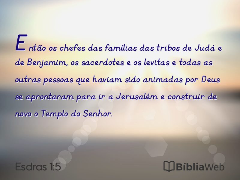 Esdras 1:5 em imagem para compartilhar