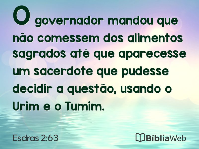 Esdras 2:63 em imagem para compartilhar