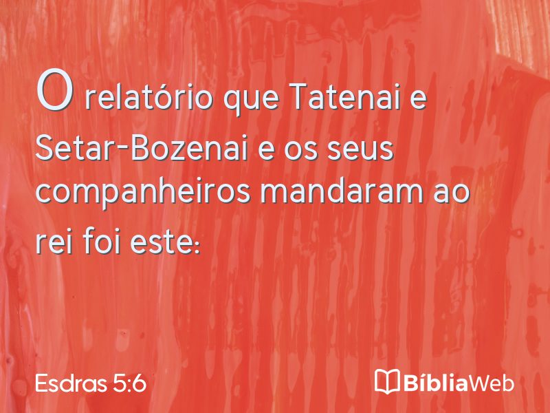 Esdras 5:6 em imagem para compartilhar
