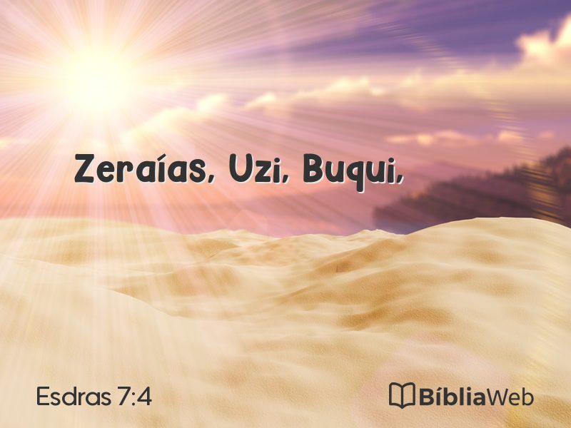 Esdras 7:4 em imagem para compartilhar