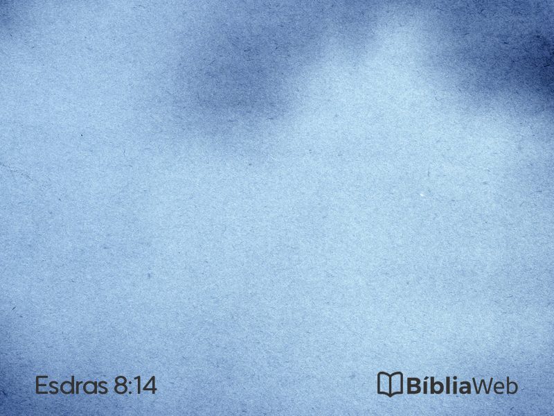 Esdras 8:14 em imagem para compartilhar