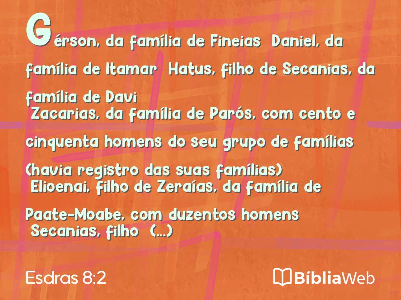 Esdras 8:2 em imagem para compartilhar