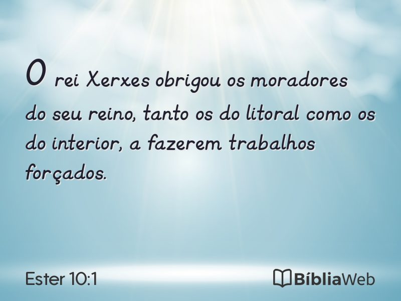 Ester 10:1 em imagem para compartilhar