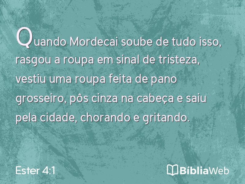 Ester 4:1 em imagem para compartilhar