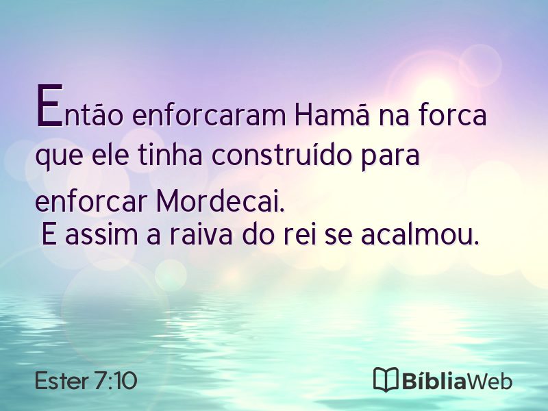 Ester 7:10 em imagem para compartilhar