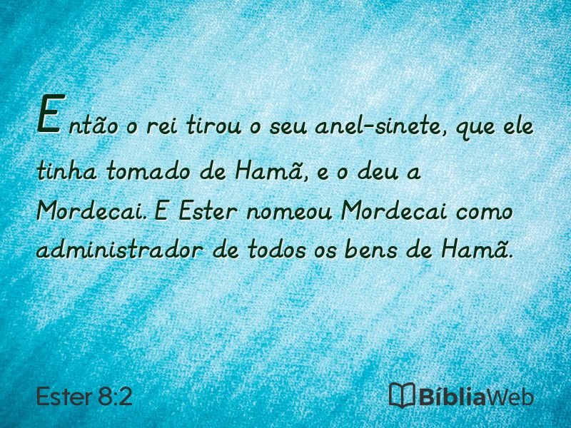 Ester 8:2 em imagem para compartilhar