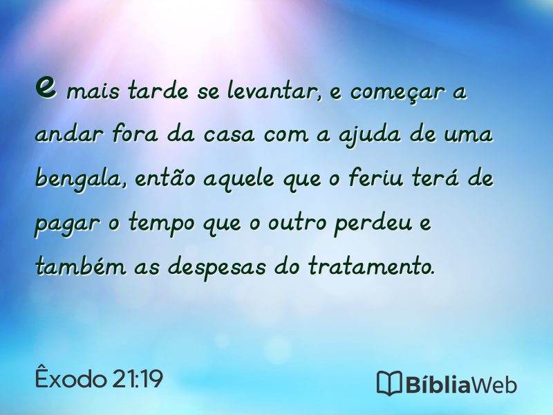 Êxodo 21:19 em imagem para compartilhar