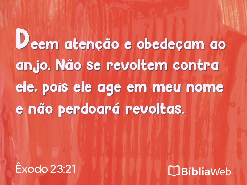 Êxodo 23:21 em imagem para compartilhar