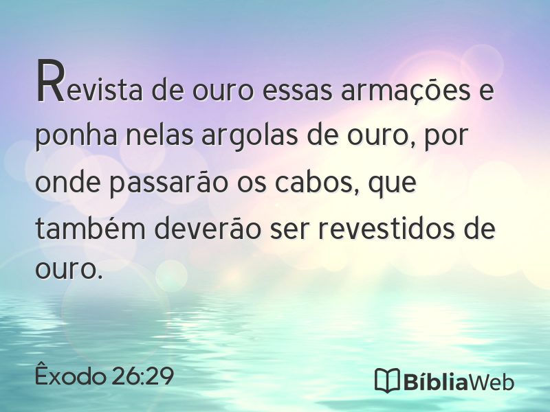Êxodo 26:29 em imagem para compartilhar