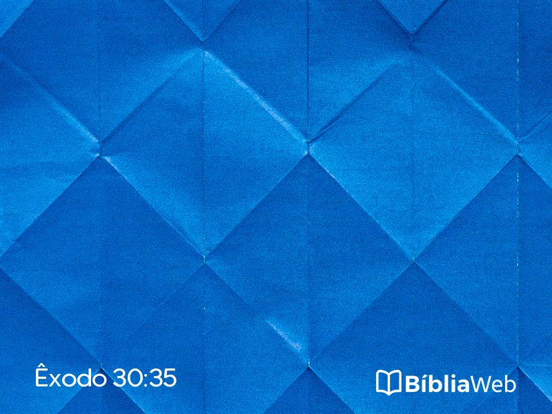 Êxodo 30:35 em imagem para compartilhar